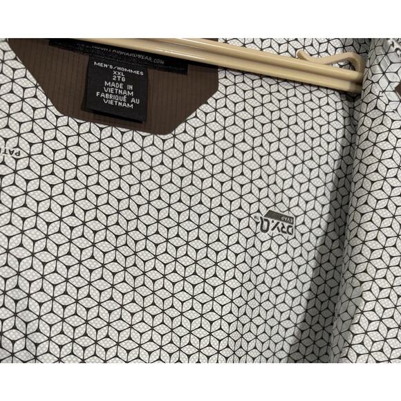 Mountain Hardwear Men's 2XL 100% Nylon Hooded Brown Rain Wind Jacket DryQ Evap - Picture 5 of 8